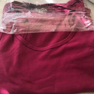 Fuchsia XL cotton body suit